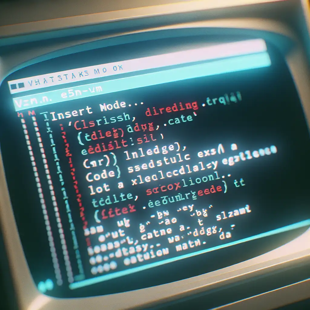 How To Write In Vim